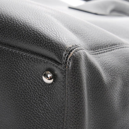 Chanel Calfskin Cerf Executive Shopper Tote Grey 11 of 12