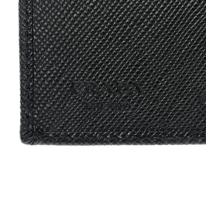 Prada Saffiano Checkbook Cover Black 6 of 9