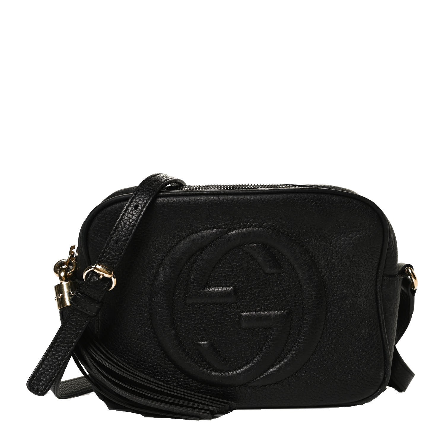 Gucci Pebbled Calfskin Small Soho Disco Bag Black 1 of 14