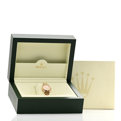 Rolex 18K Yellow Gold Diamond 26mm Oyster Perpetual Lady Datejust President Watch Champagne Jubilee 179239 5 of 5