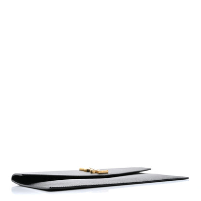 Saint Laurent Grain De Poudre Uptown Pouch Black 4 of 8