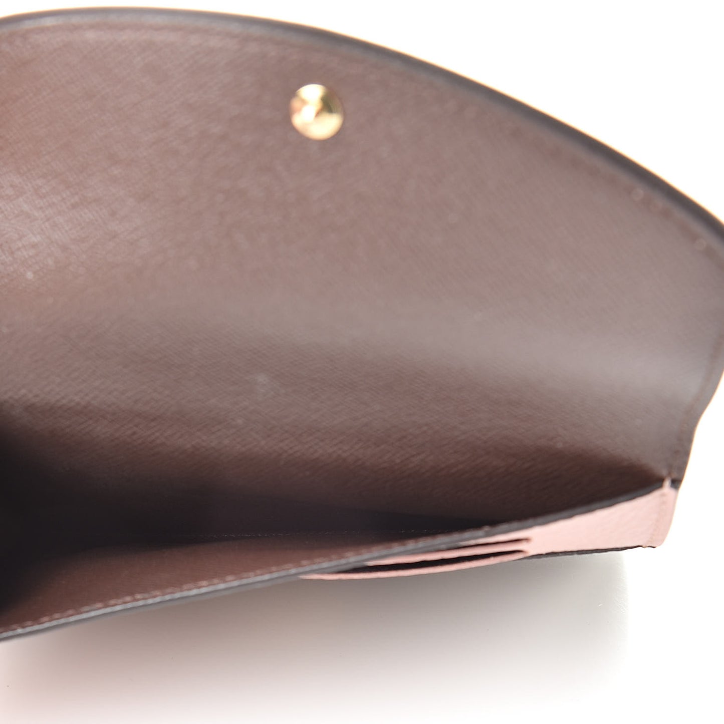 Damier Ebene Normandy Compact Wallet Rose Ballerine