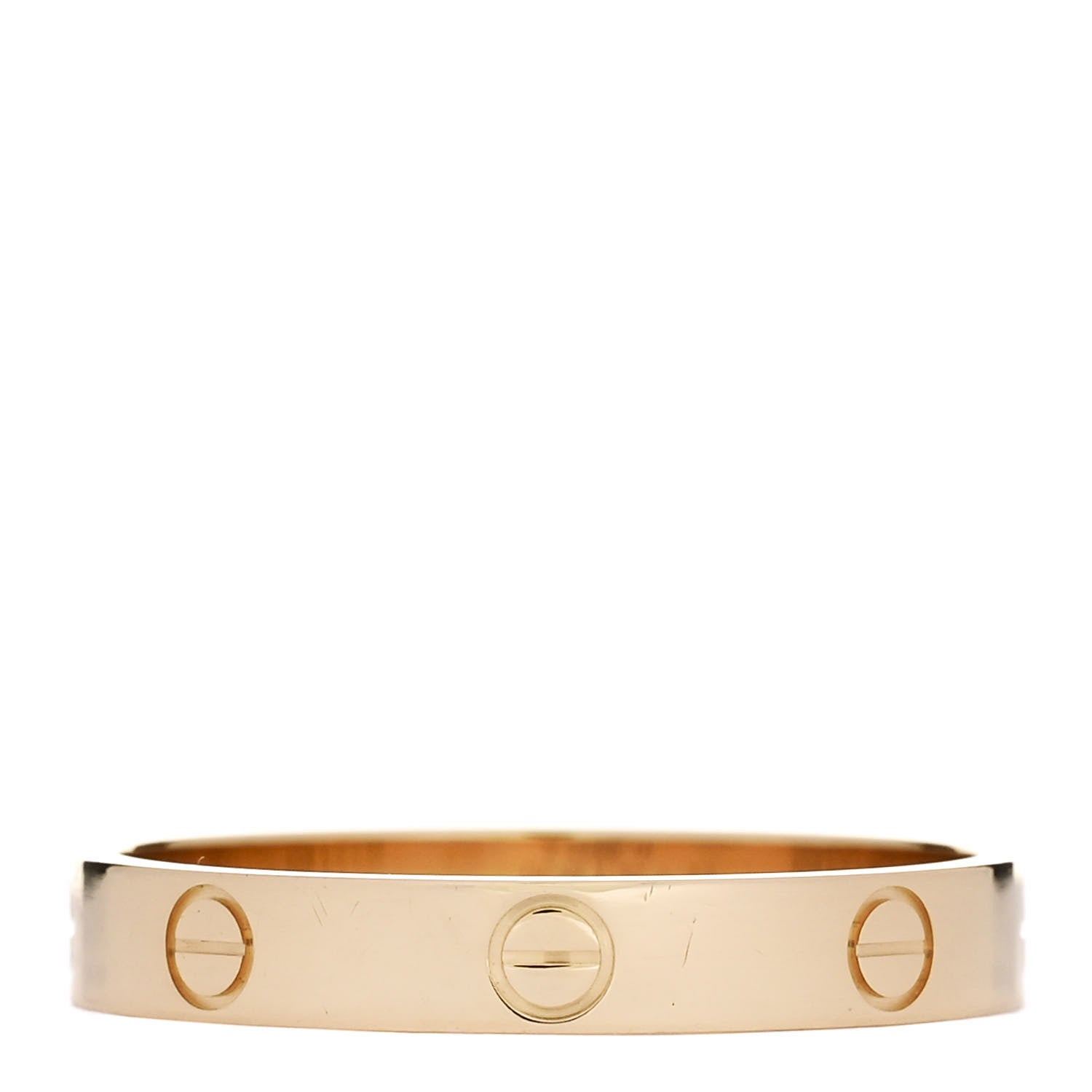 Cartier 18K Yellow Gold 3.5mm LOVE Wedding Band Ring 64 10.75 3 of 5