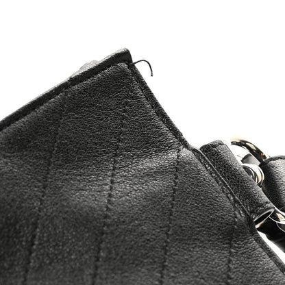 Gucci Sakai Be Green Calfskin Diagonal Stitched Medium Blondie Tote Black 11 of 11