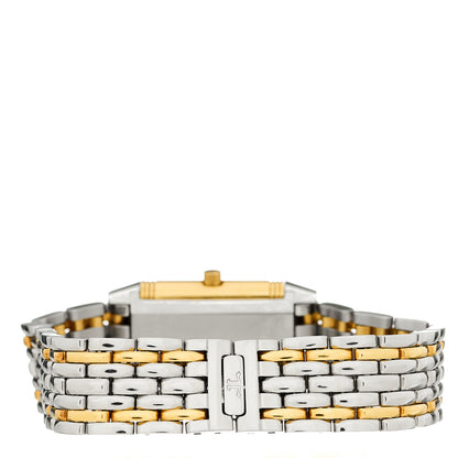 Jaeger-LeCoultre Stainless Steel 18K Yellow Gold 20mm Reverso Lady Manual Winding Watch White 260.5.86 3 of 4