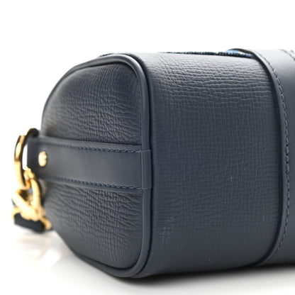 Louis Vuitton Taurillon Monogram Denim Drip Keepall XS Blue 8 of 9