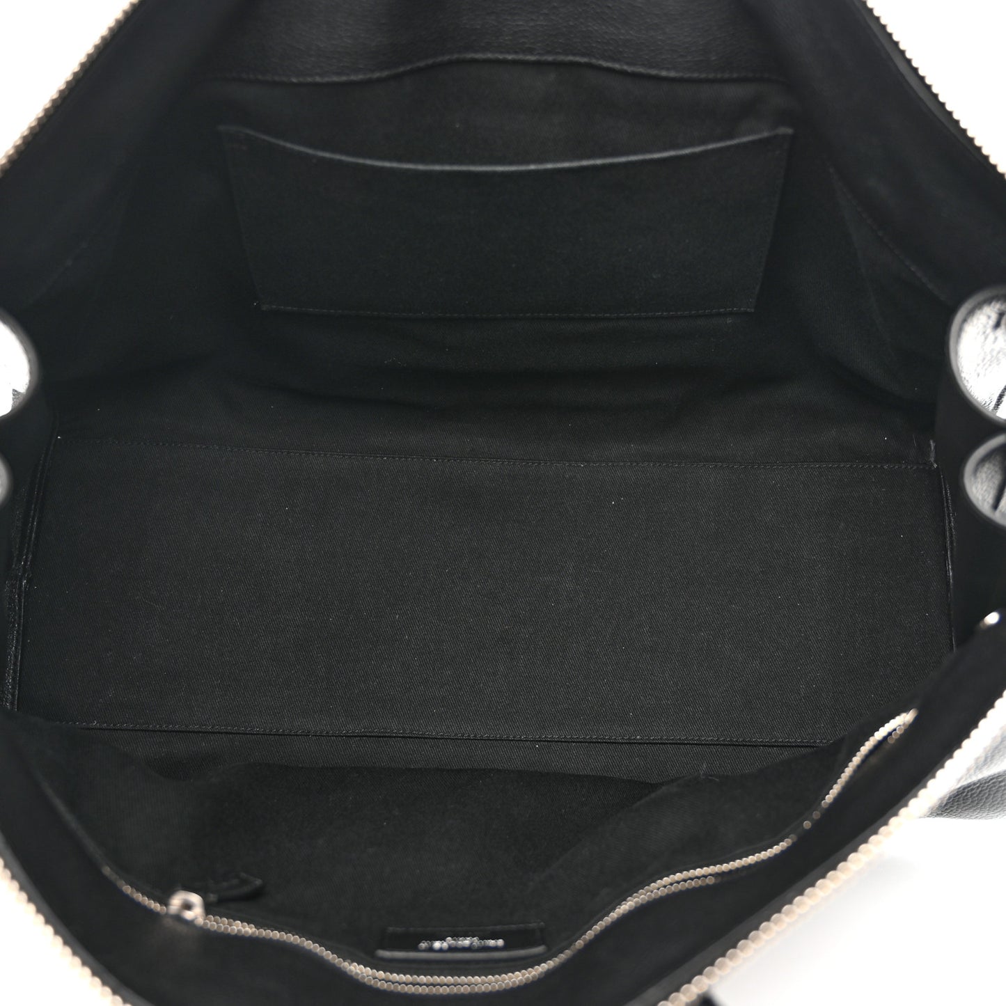 Grained Calfskin Medium Souple Sac De Jour Duffle Black