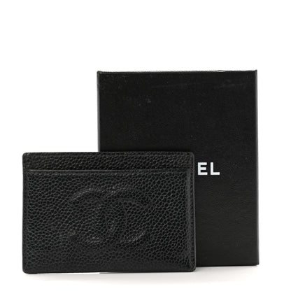 Chanel Caviar Timeless CC Card Holder Black 13 of 13