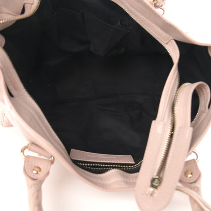Balenciaga Chevre Gold Metallic Edge Hardware City Rose Aubepine Bois de Rose 5 of 14