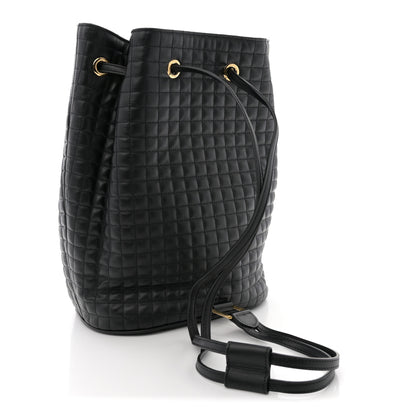 Celine Calfskin Quilted Small C Backpack Black Black 3 of 11