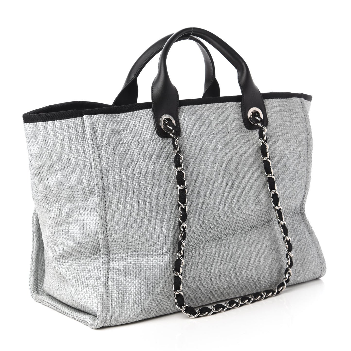 Canvas Medium Deauville Tote Grey