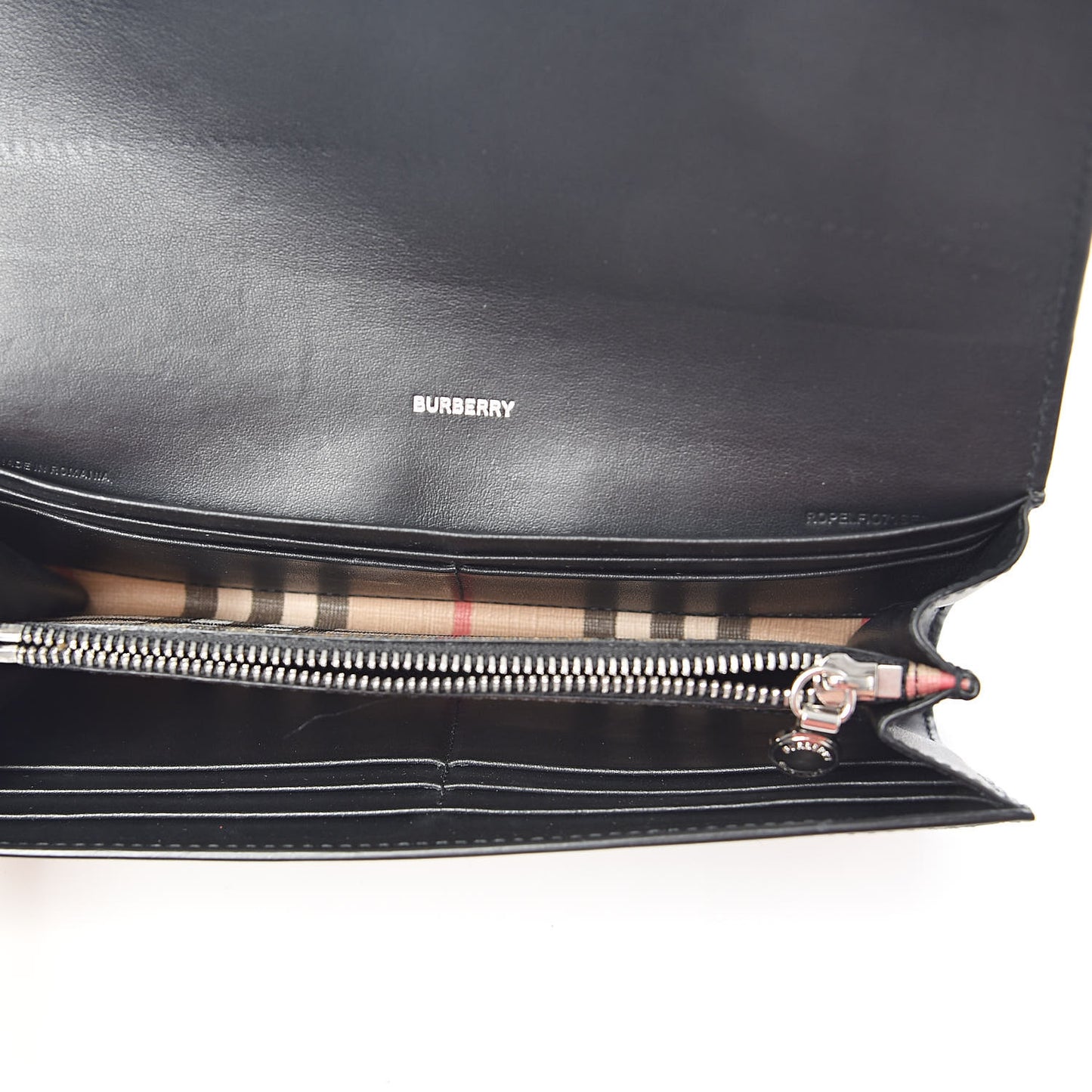 Vintage Check Halton Wallet Black