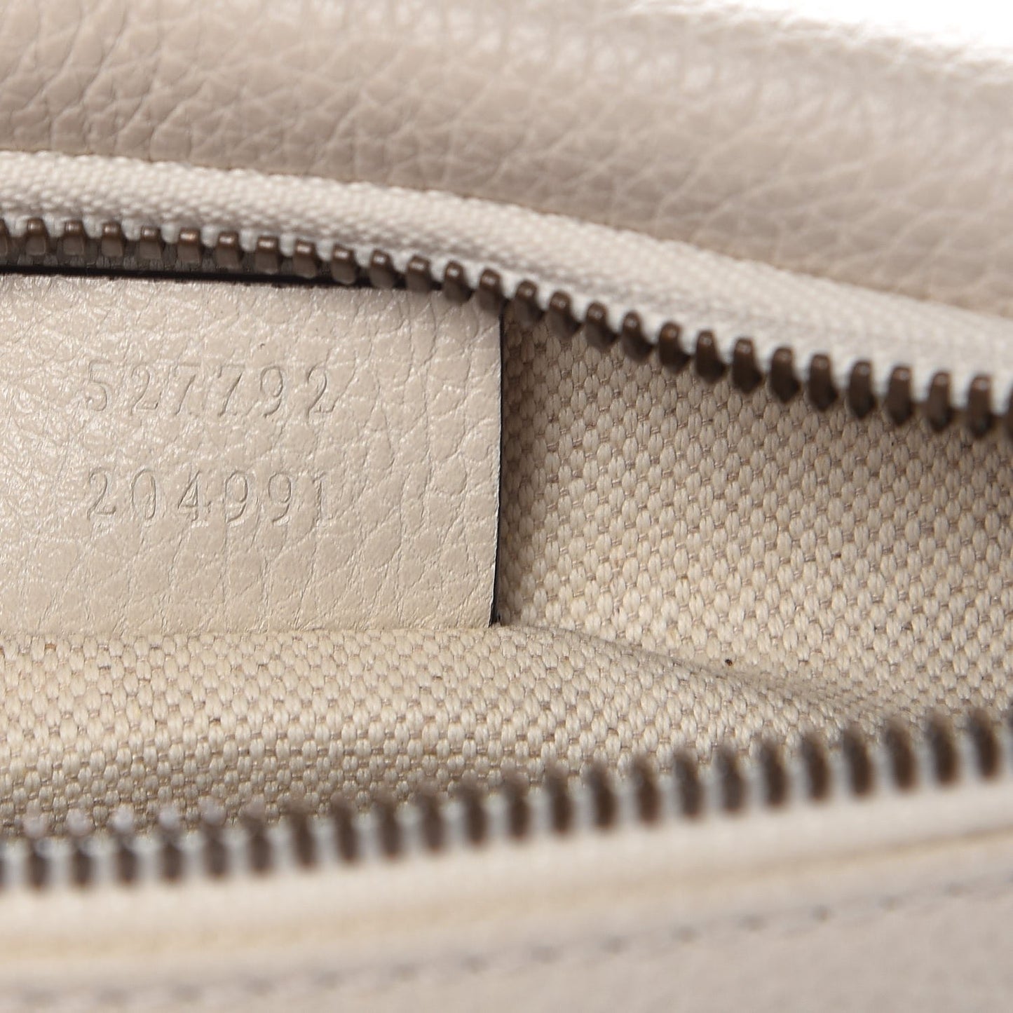 Grained Calfskin Small Logo Belt Bag White
