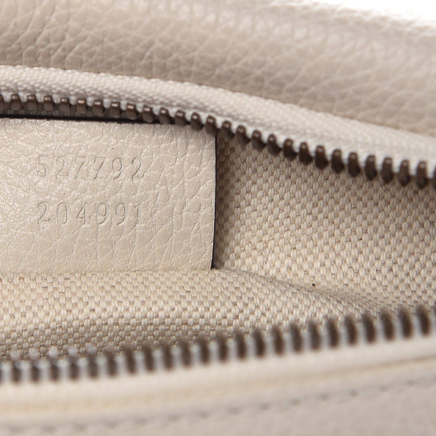 Gucci Grained Calfskin Small Logo Belt Bag White 7 of 7