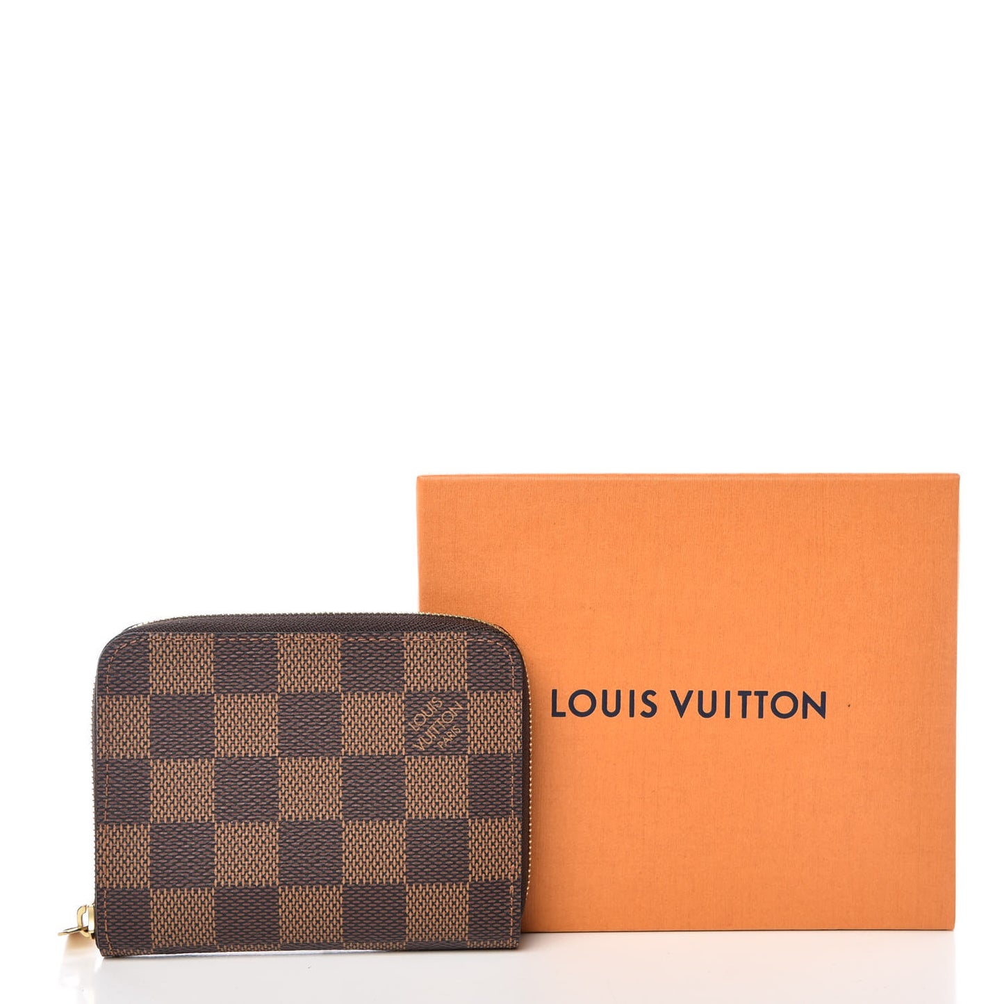 Damier Ebene Zippy Coin Purse