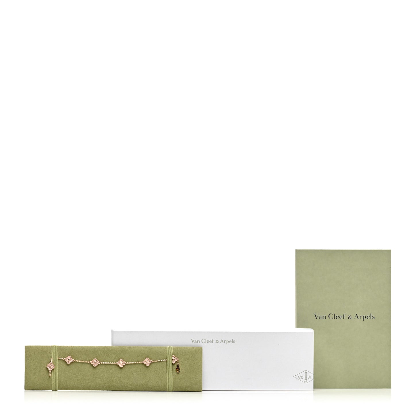 18K Rose Gold 6 Motifs Sweet Alhambra Bracelet