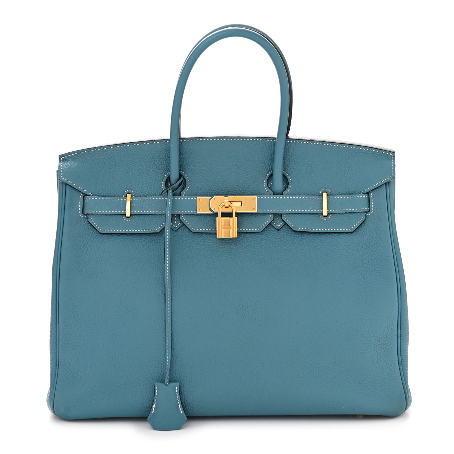 Togo Birkin 35 Blue Jean