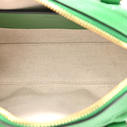 Gucci Calfskin GG Matelasse Mini Bowler Bag Spring Green Natural 5 of 10