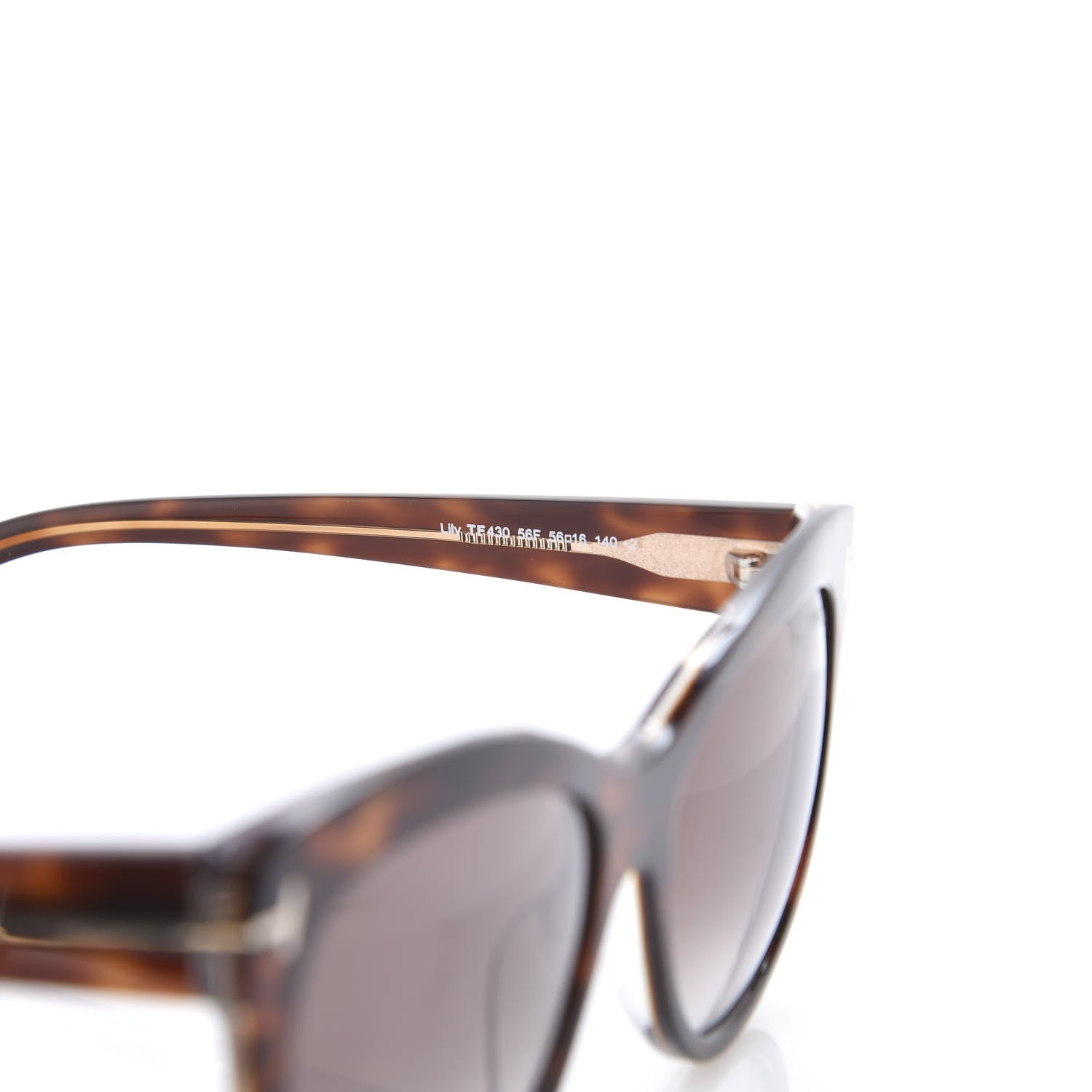 Tom Ford Lily Sunglasses TF430 Tortoise 5 of 7