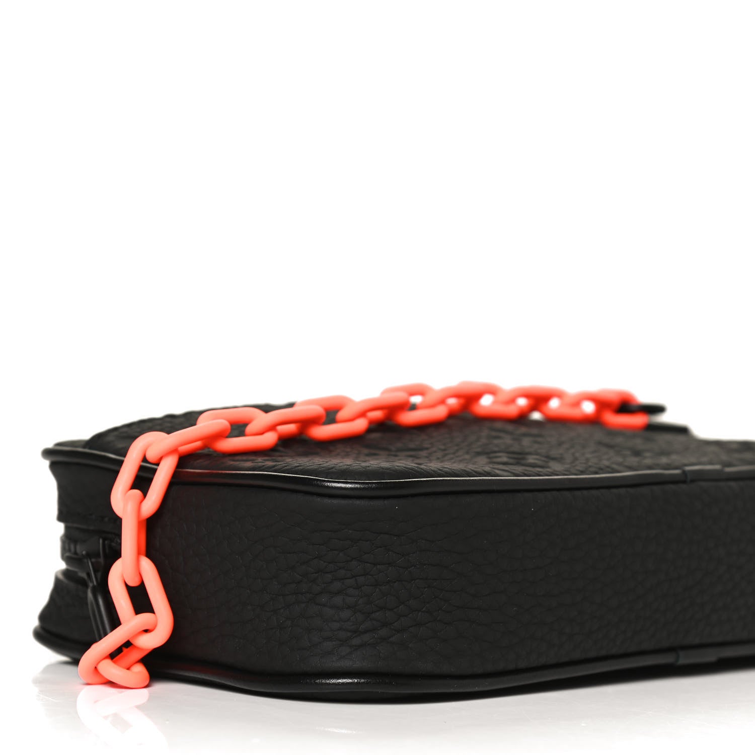 Louis Vuitton Taurillon Monogram Uniformes Solar Ray Soft Pochette Volga Belt Bag Black 9 of 12
