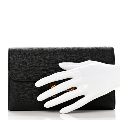 Hermes Epsom Constance Long Wallet Black 2 of 9