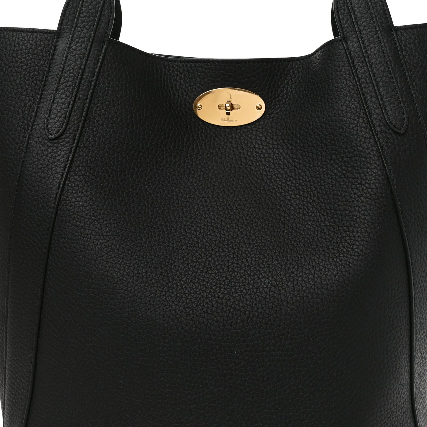 Heavy Grain Bayswater North South Tote Black