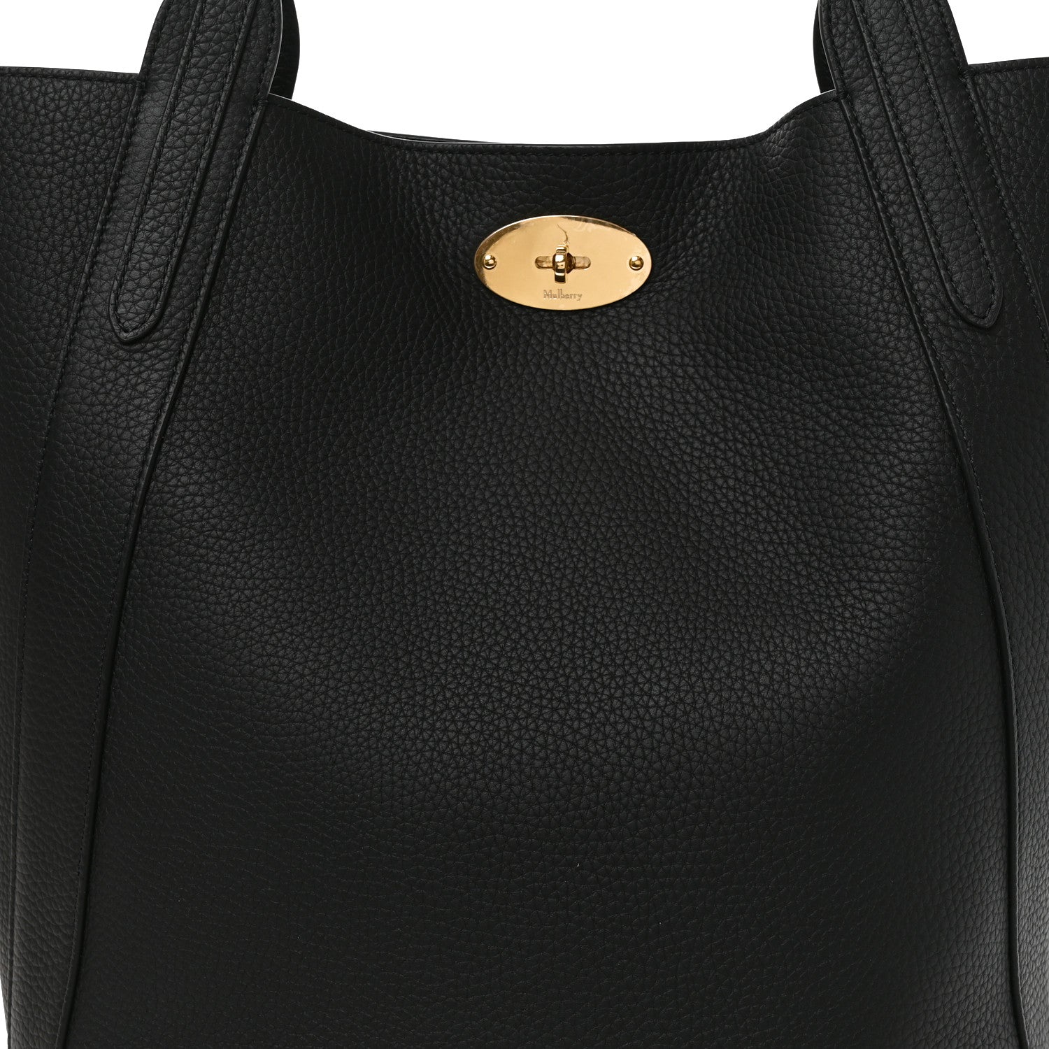 Mulberry Heavy Grain Bayswater North South Tote Black 7 of 9