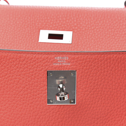 Hermes Taurillon Clemence Kelly Retourne 28 Rose Texas 6 of 10