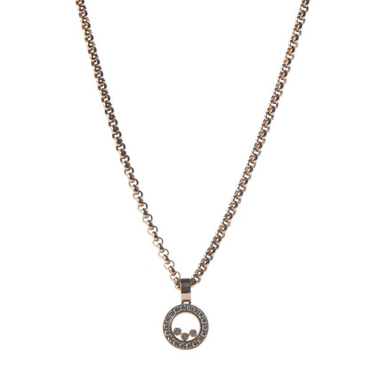 Chopard 18K Yellow Gold Happy Diamonds Pendant Necklace 1 of 7