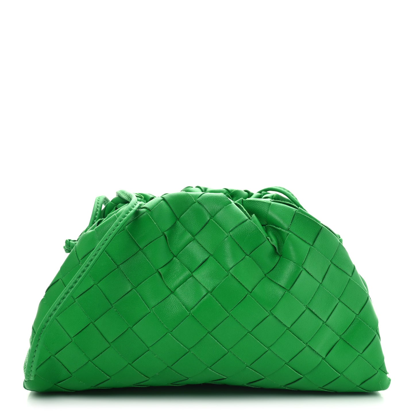 Nappa Intrecciato The Mini Pouch Clutch Parakeet