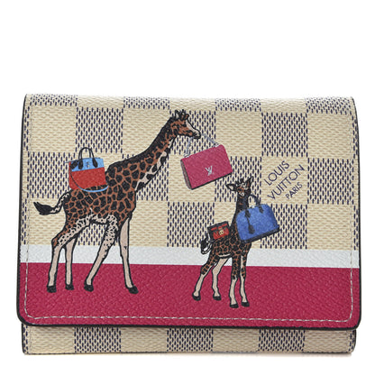 Louis Vuitton Damier Azur 2017 Christmas Animation Victorine Wallet 1 of 7