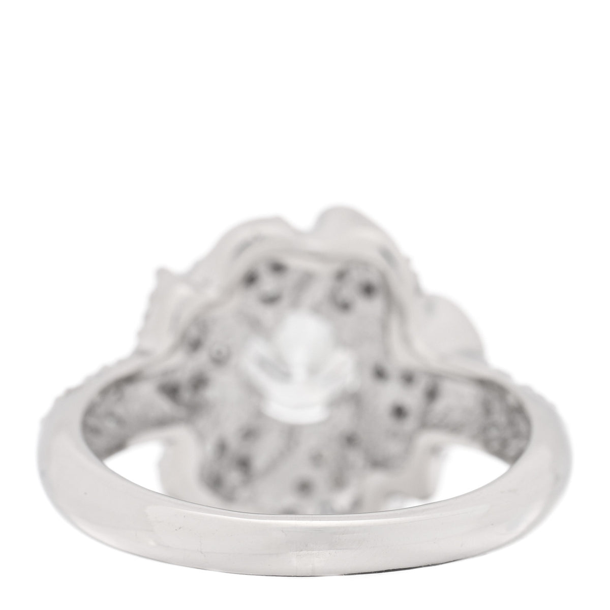 Parker & West by FASHIONPHILE Platinum Diamond .92ctw Flower Ring 53 6.5 4 of 10