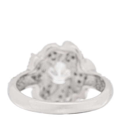 Parker & West by FASHIONPHILE Platinum Diamond .92ctw Flower Ring 53 6.5 4 of 10