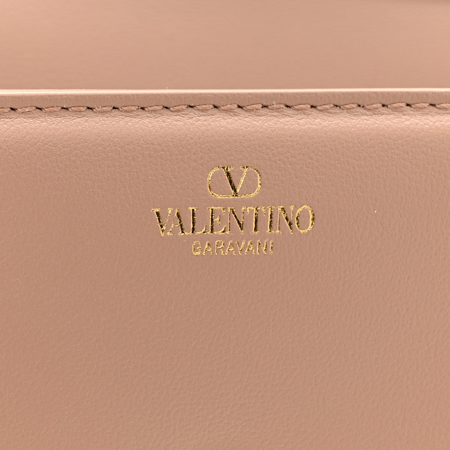 Valentino Garavani Calfskin Enamel Vlogo Small Loco Shoulder Bag Rose Cannelle 6 of 10