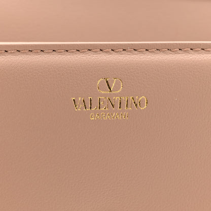 Valentino Garavani Calfskin Enamel Vlogo Small Loco Shoulder Bag Rose Cannelle 6 of 10