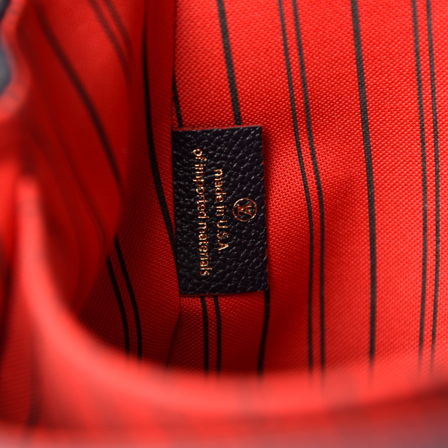 Empreinte Pochette Metis Marine Rouge