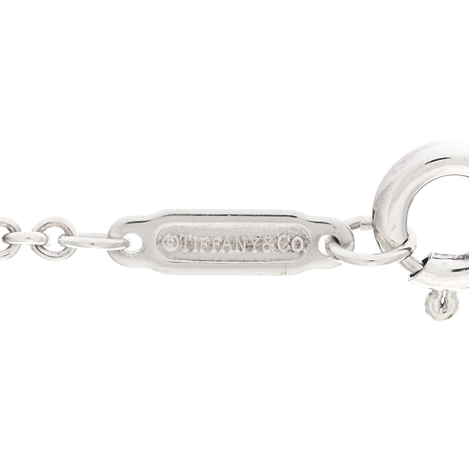Tiffany Sterling Silver Puffed Heart Pendant Necklace 5 of 5