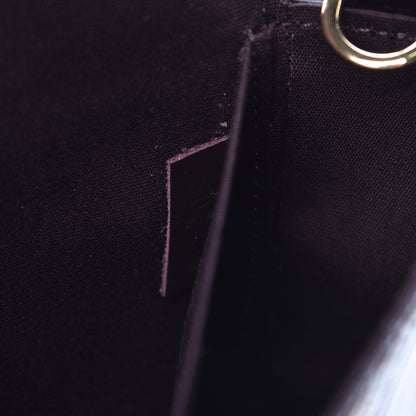Louis Vuitton Vernis Pochette Felicie Chain Wallet Amarante 7 of 9