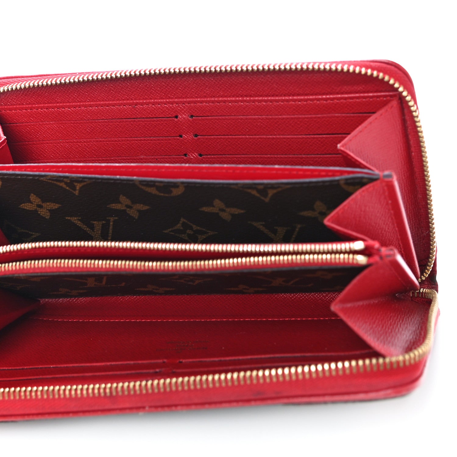 Louis Vuitton Monogram Retiro Zippy Wallet Cherry 5 of 17