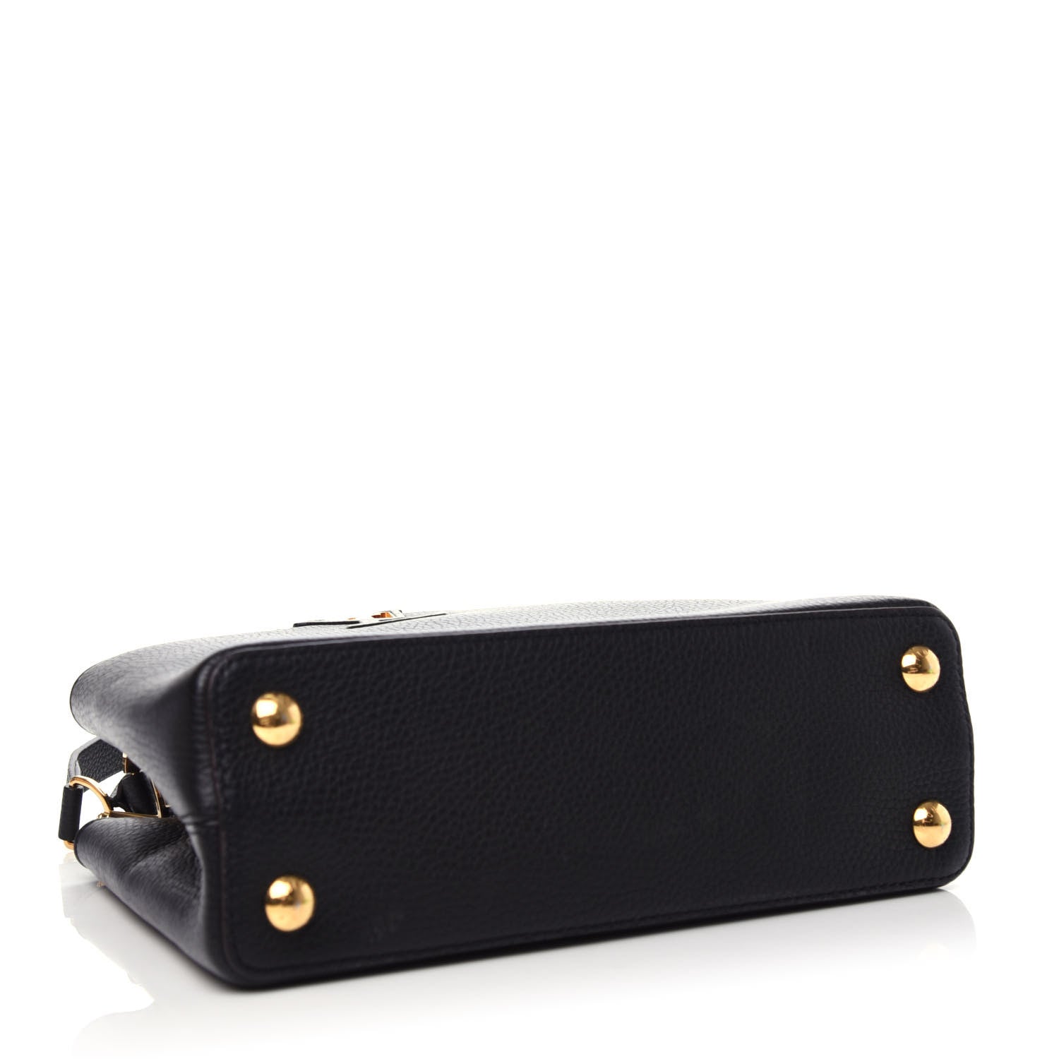 Louis Vuitton Taurillon Capucines BB Black 4 of 8