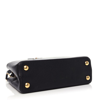 Louis Vuitton Taurillon Capucines BB Black 4 of 8