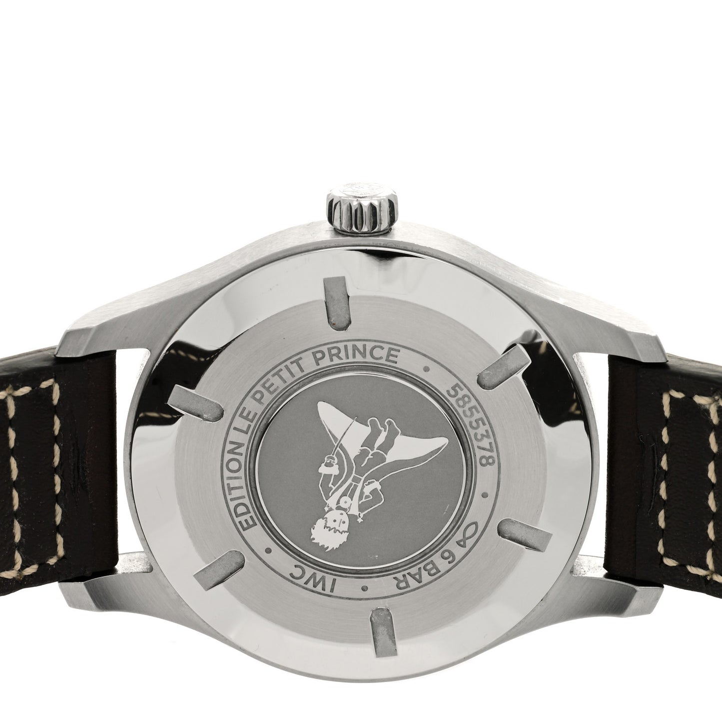Stainless Steel Calfskin 40mm Pilot Mark XVIII Edition Le Petit Prince Automatic Watch Blue IW327010