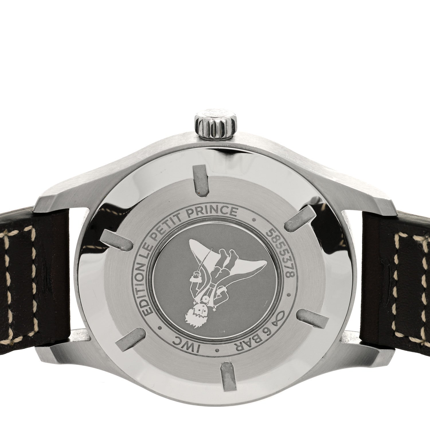 IWC Stainless Steel Calfskin 40mm Pilot Mark XVIII Edition Le Petit Prince Automatic Watch Blue IW327010 4 of 5