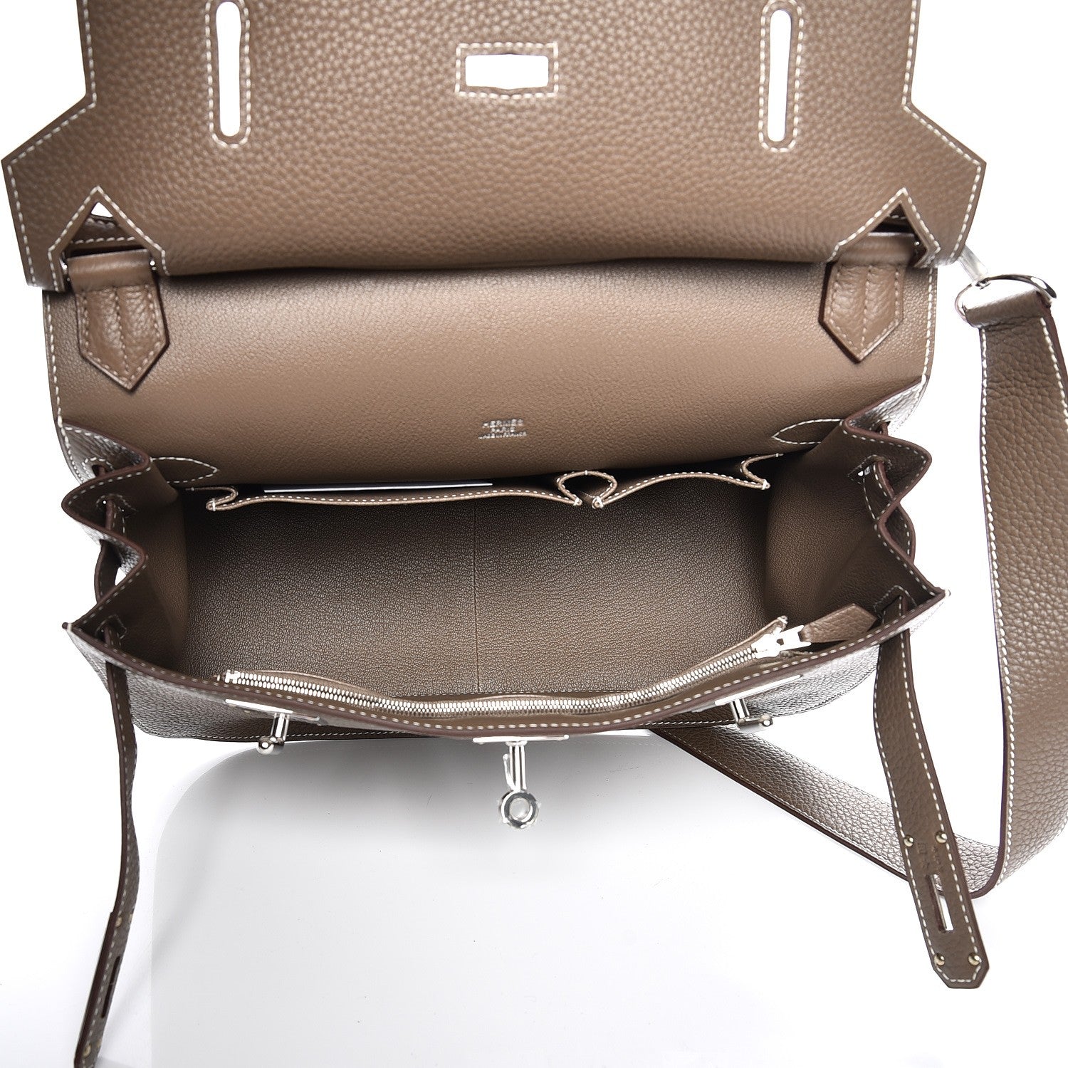 Hermes Taurillon Clemence Jypsiere 31 Etoupe 5 of 11