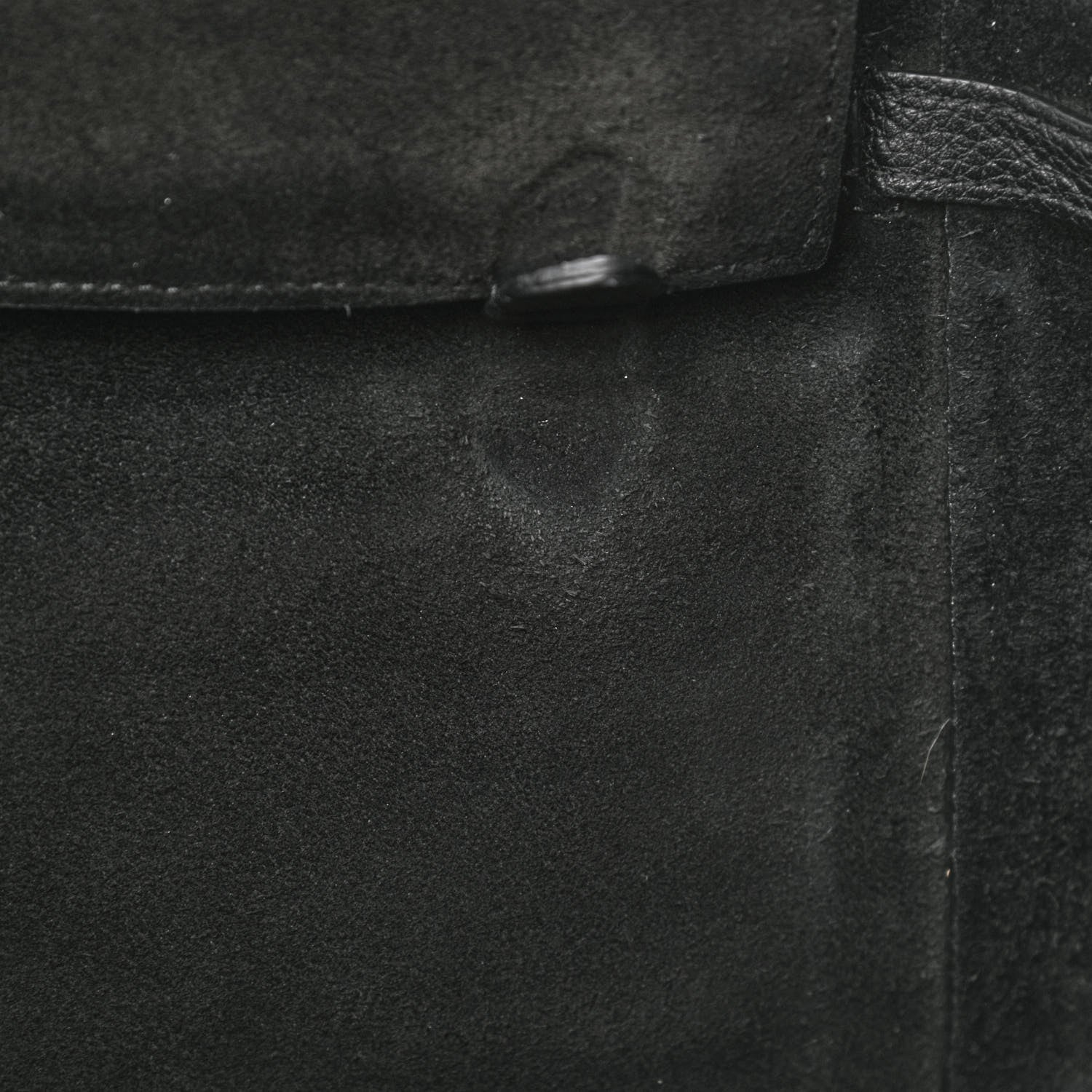 Celine Soft Grained Calfskin Small Belt Cabas Phantom Black 12 of 15