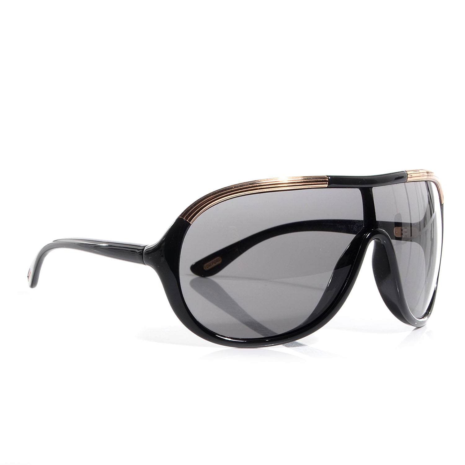 Tom Ford Aviator Farrah Sunglasses TF10 Black 3 of 6