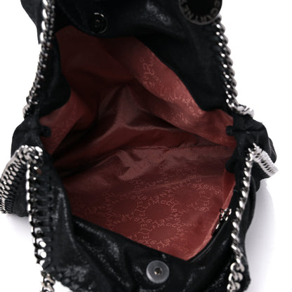 Stella McCartney Shaggy Deer Small Falabella Fold Over Tote Black 5 of 9