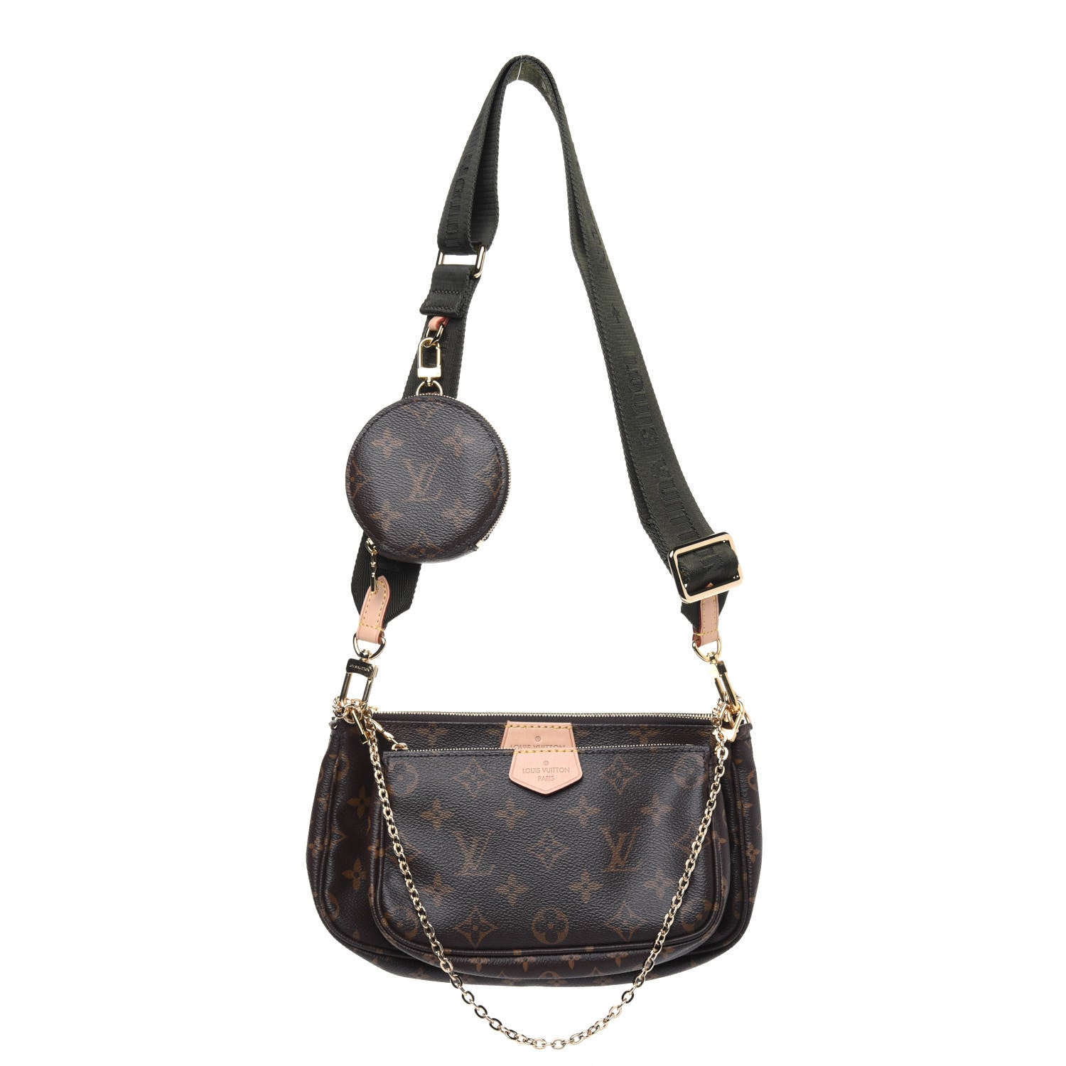 Louis Vuitton Monogram Multi Pochette Accessories Kaki 1 of 13