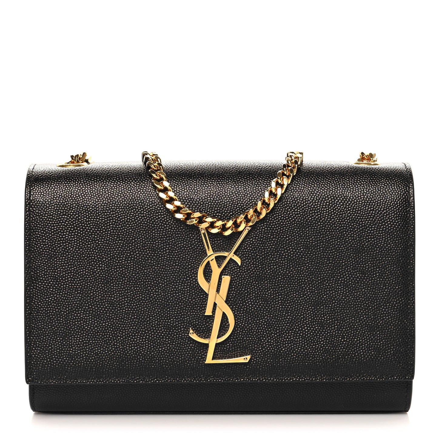 Grain De Poudre Small Monogram Kate Satchel Black