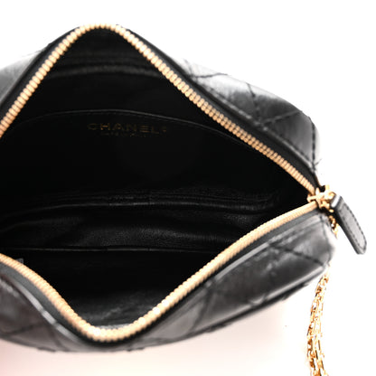 Chanel Aged Calfskin Quilted Mini Reissue Camera Case Black 5 of 10